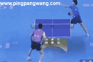 精彩赛例 发正手位短球,衔接侧身抢攻 闫安入国家队时间不短了,近年