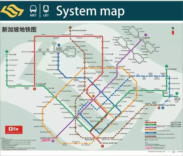 tips: 1,新加坡为鼓励游客乘坐地铁游玩,推出了"新加坡游客通行卡"