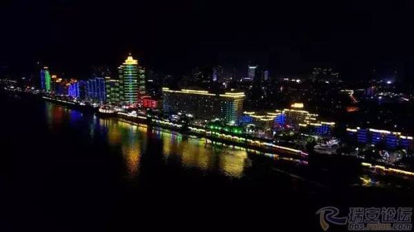 这几天的瑞安外滩夜景 美爆了