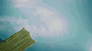 ▼小小竹排江中游,巍巍青山两岸走