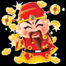 财神图片动态图片大全 财神爷最好看的图片