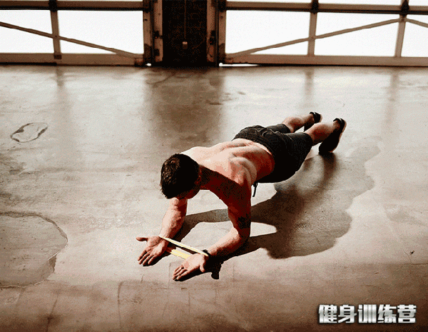 ▲肌肉激活:弹力带机器人前后行走(前后进行10个来回)