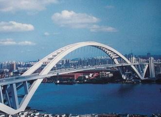 上海卢浦大桥 卢浦大桥于2000年10月开工兴建