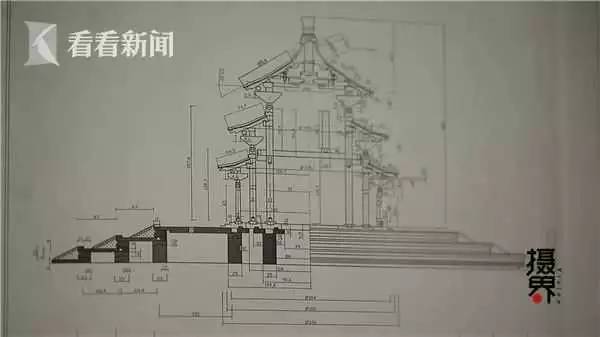 根据@看看新闻网的介绍, 这件天坛祈年殿模型很小, 高不足半米,最大