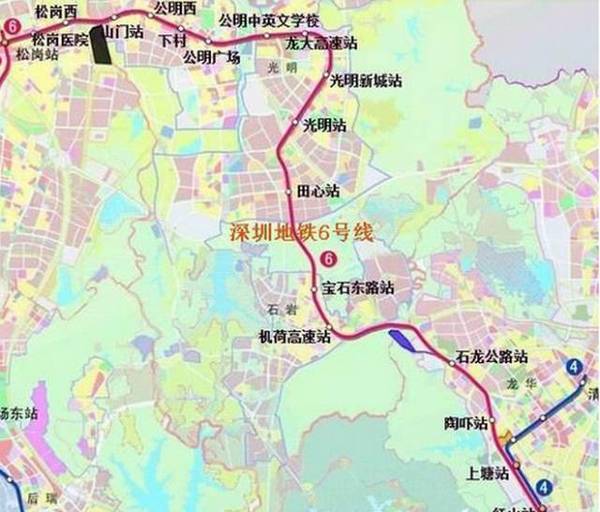 东莞常平到深圳公明镇地图图片
