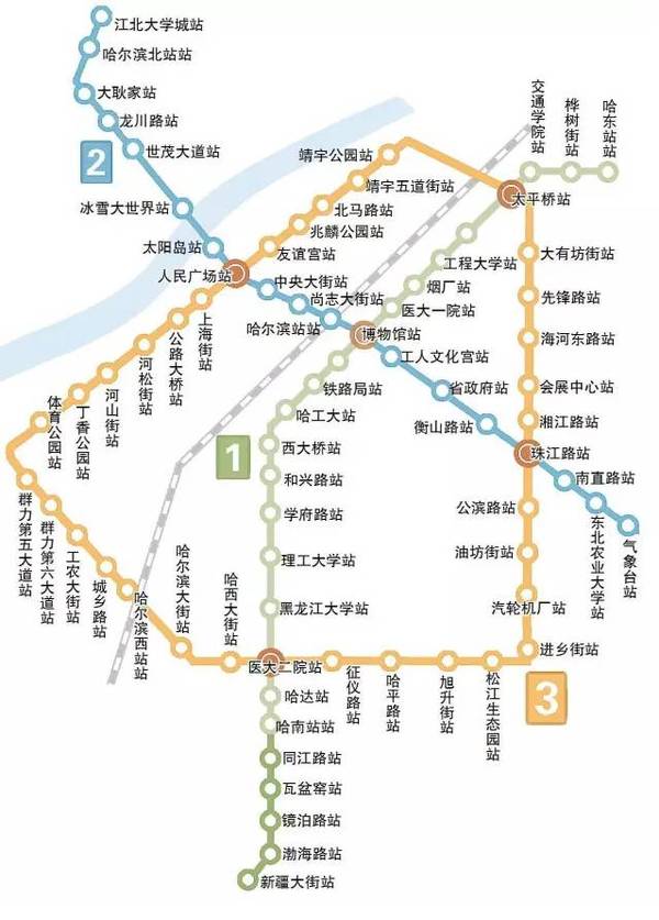 哈尔滨地铁3号线一期,春节前通车试运营了!