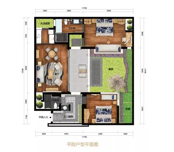 大理的小院子合院平院和大院加推新房源