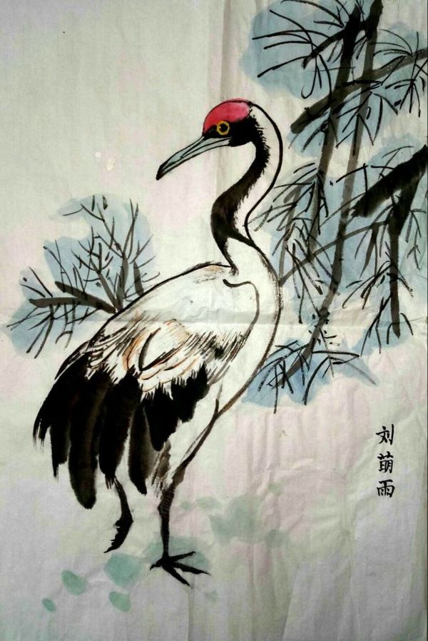 国画仙鹤作品图片大全 a1g98n98381747535405.jpg