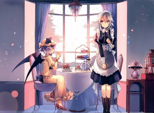 壁纸| 十六夜咲夜(东方project)@375期