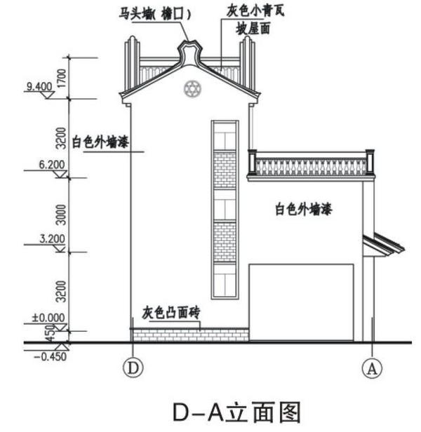 简中式农村别墅户型 30万就够 含平面图立面图