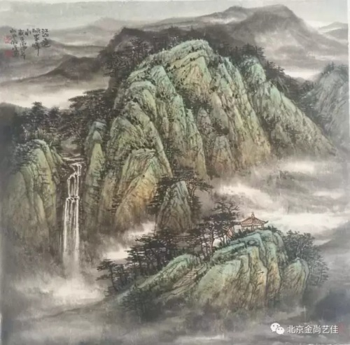 2017迎新春赵景岩,王依民山水画联展开展
