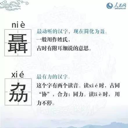 史上最难认的22个汉字,认得6个以上就是学霸!敢来比比