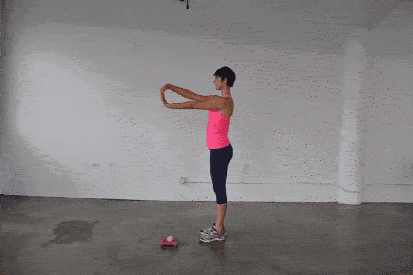 (gif)做瑜伽手臂支撑,小手臂的力量不可忽视,这样练更