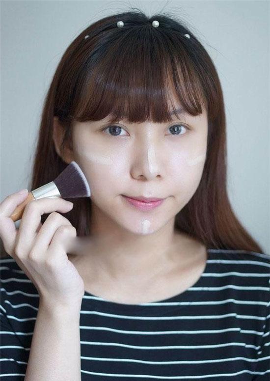 脸大不需要整容教你瘦脸化妆术,5分钟变小脸女神