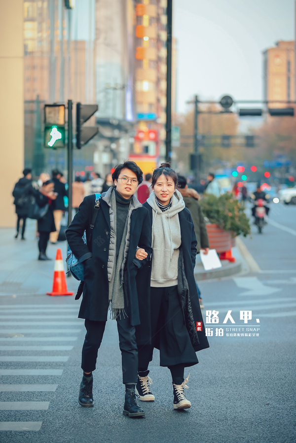 【路人甲街拍】情人节,情侣出街的搭配合集