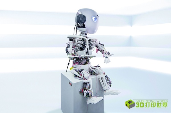 EOS赞助机器人项目,为其 3D打印类人体骨骼肌