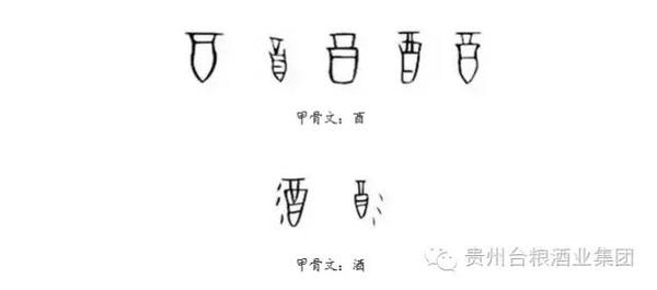 记载酒的最早文字:商代甲骨文.