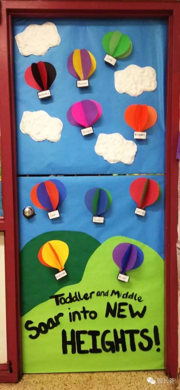 幼儿园的教室门竟然可以这么有创意(内附40款图片)