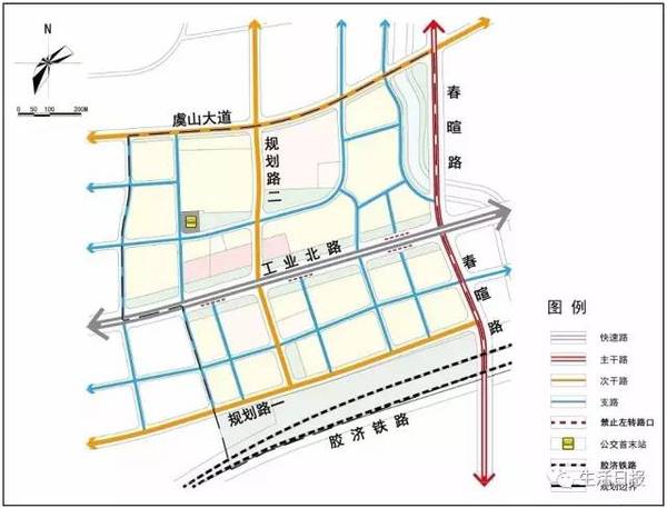 药山片区06街区位于济南市中心城西部,规划范围为西至二环西路,东至