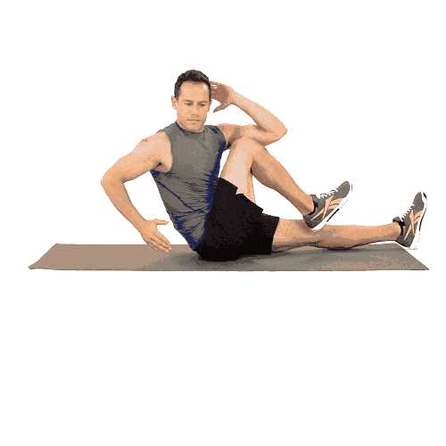 也跑为大家整理了两组腹肌锻炼方法 还等什么 脱衣来战 ▼ 第一组:无