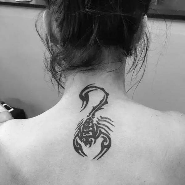 纹身|天蝎座?图案_比利网