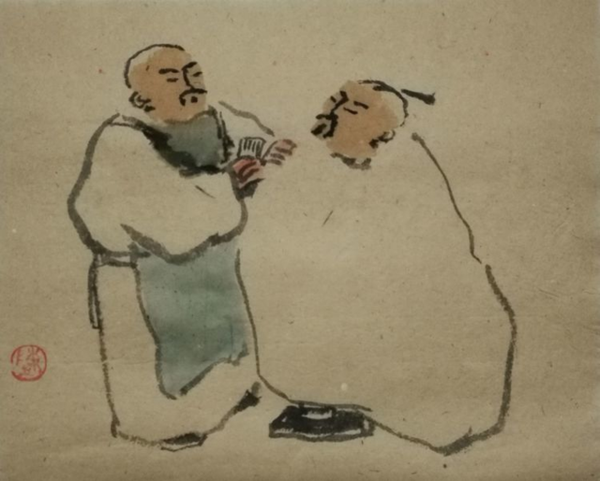 理发图 从头做起,洗心革面.谈笑往来,发型不变.