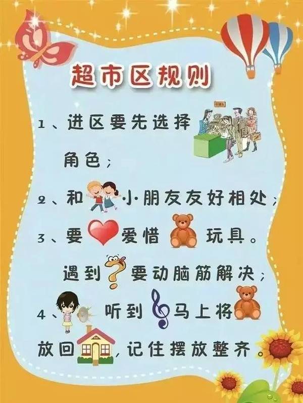 【教师篇】幼儿园32个区域规则设置规范,超级值得珍藏