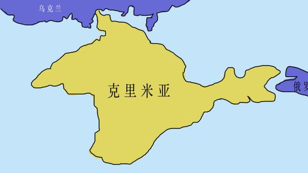 克里米亚即克里米亚半岛,南临黑海北濒亚速海,扼守着俄罗斯南下黑海的