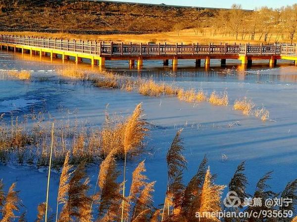 航拍集宁泉玉岭,简直是乌兰察布的"九寨沟"!