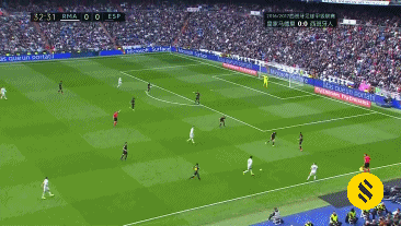 伊斯科弧线球精确制导,莫拉塔头球破门!