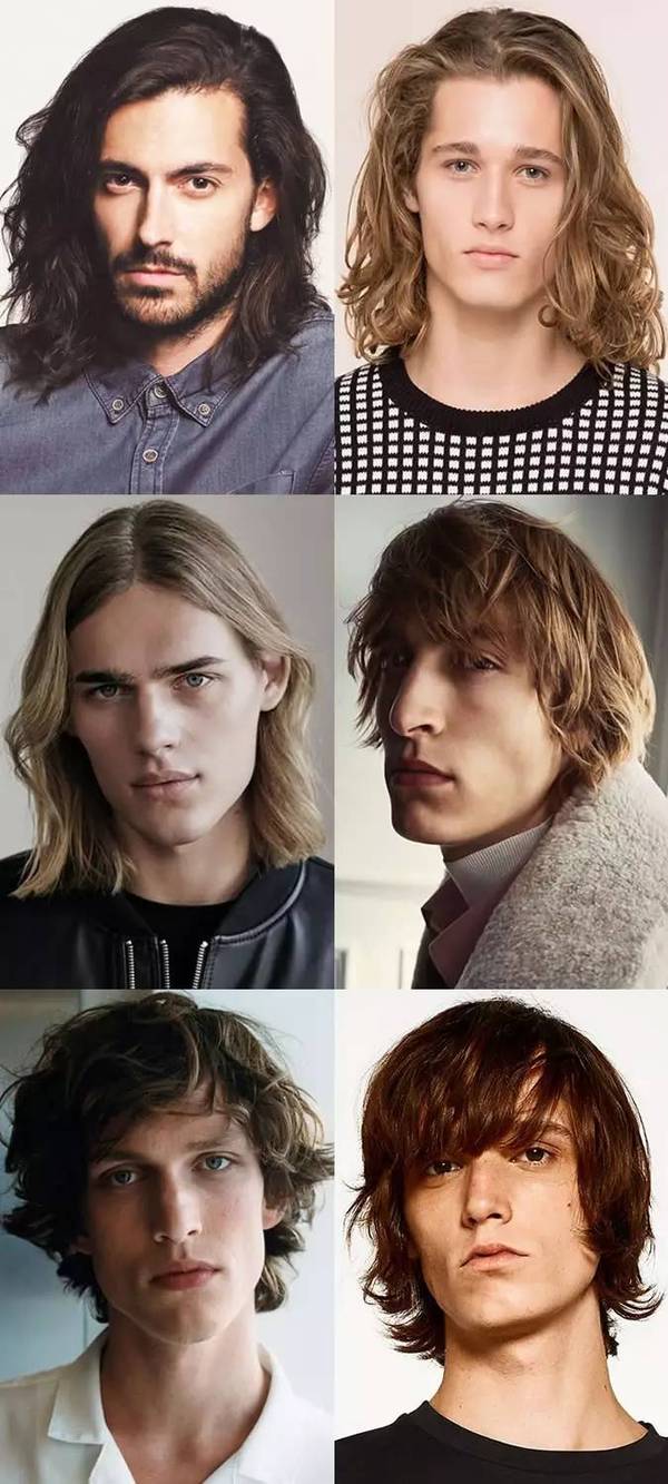 年国外发型师反而建议男生们,可以尝试看看优雅的长发造型,像是英伦