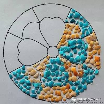 粘贴画|小班的鸡蛋壳作业,创意很赞还附赠模板!