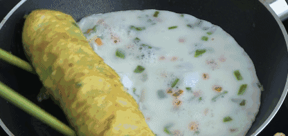 宝宝看着直流口水的心型鸡蛋卷,妈妈必学