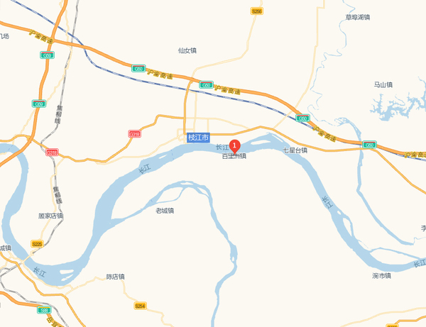 湖北省枝江市百里洲镇,位于长江中游荆江首端,是万里长江上最大的