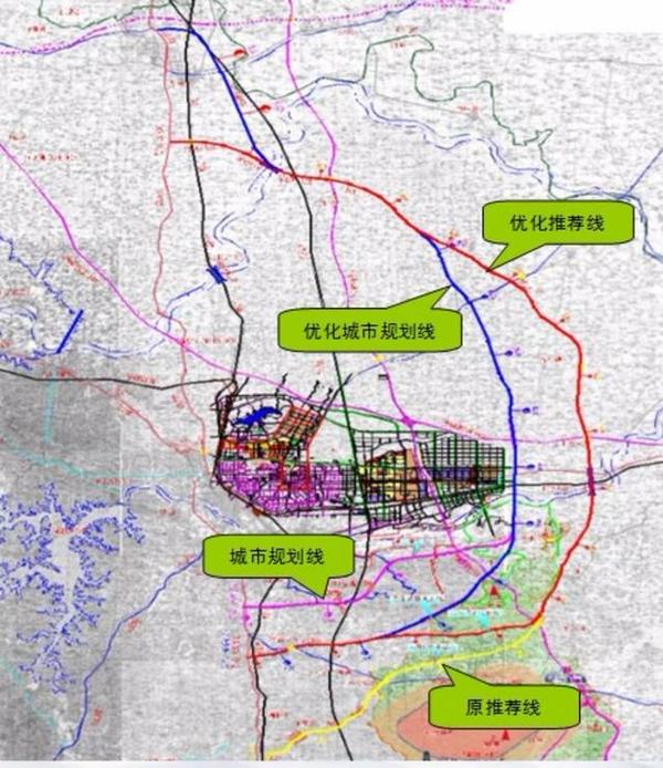 信阳g107 g312改线前期路线图