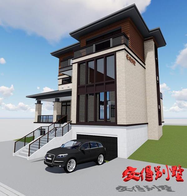 项目别墅在秦岭,东西占地位置长为16m,别墅宽为15.6m.建乱南北云南图片