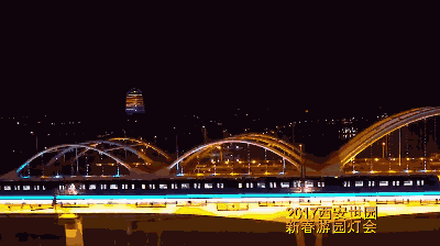 壁纸 大桥 桥 桥梁 夜景 400_224 gif 动态图 动图