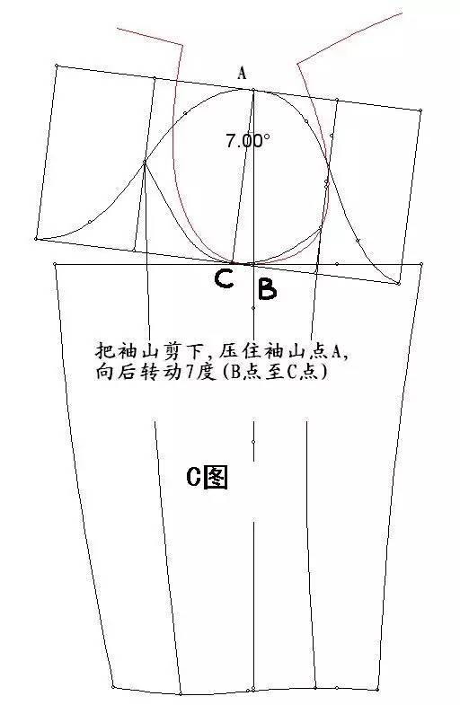 搭肩袖怎么制图_插肩袖连衣裙结构制图