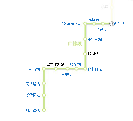 广佛出行易!佛山8条地铁线6条连广州(附超详规划 线路图)