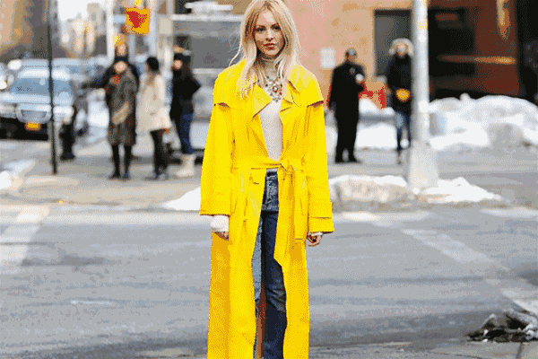 穿衣搭配丨一件风衣能让美一个春季