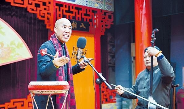 《梨园春》金奖得主白军选拜师 传承河洛大鼓