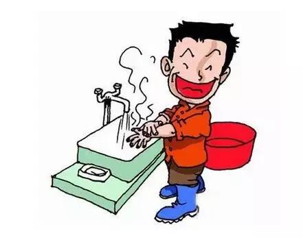 内脏洗手猜成语_洗手卡通图片