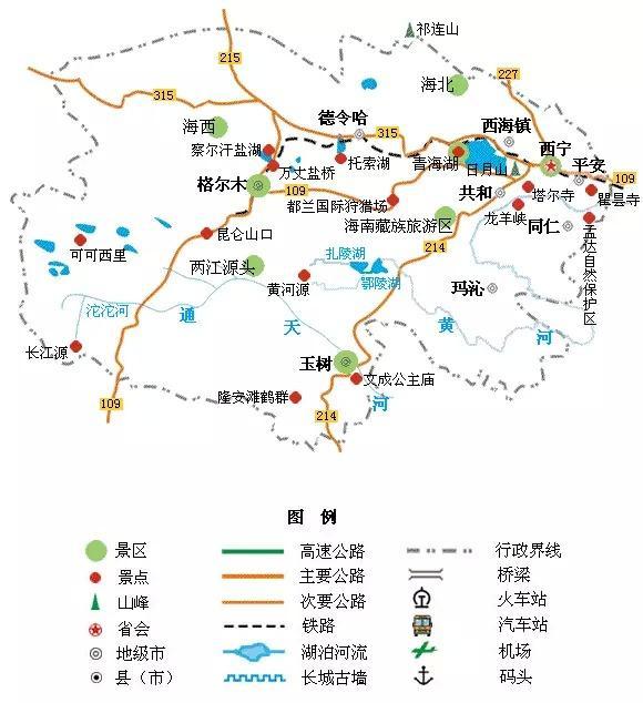 十,内蒙古旅游地图