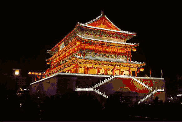 壁纸 城楼 旅游 582_390 gif 动态图 动图