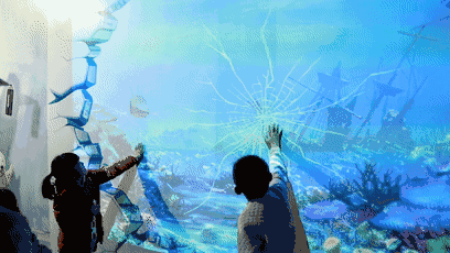 锦艺城海洋馆,已开业1年,占地8000㎡,9大体验区包括梦幻水母,极地3d