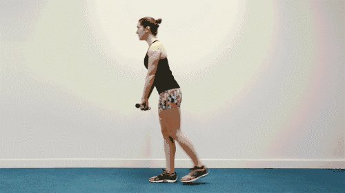 动作 10单腿负重硬拉