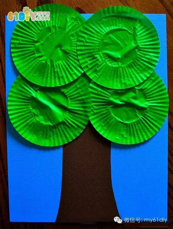 幼儿园树贴画 幼儿园树贴画