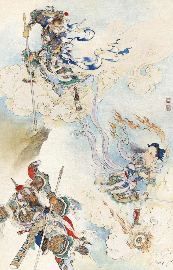 刘继卣《大闹天宫》组画其一