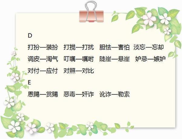 小学语文老师怒道:这些近义词都不掌握,小学白学了