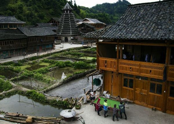 黔东南大山深处的黄岗村,古老,原始,传统